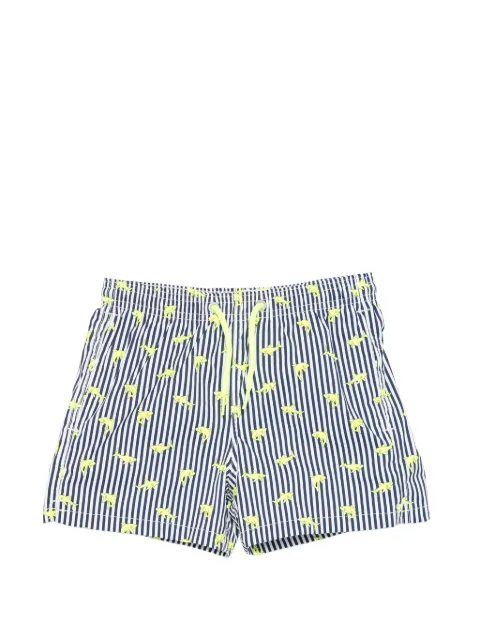 MC2 Saint Barth Kids shark-print swim shorts