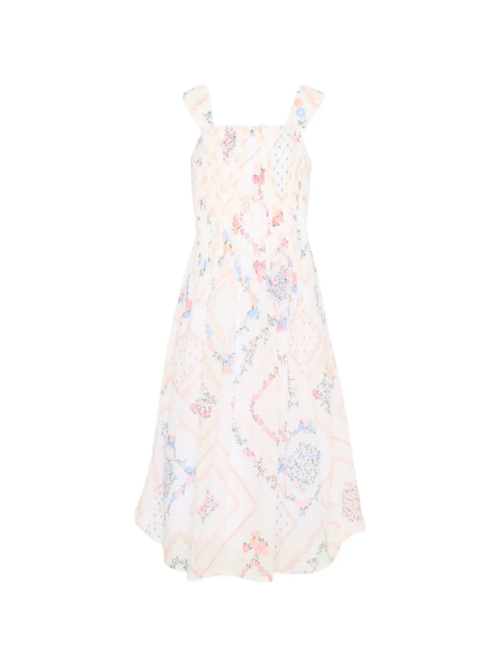 ABERCROMBIE FITCH KIDS floral dress - Bianco