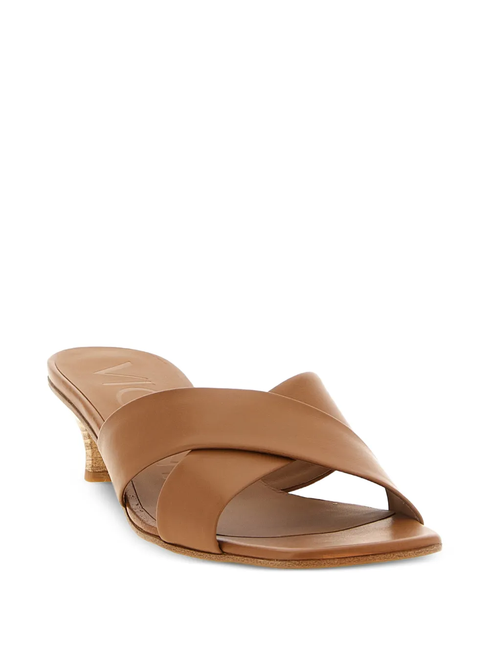  Vicini Mules Con Puntera Cuadrada - Neutro 