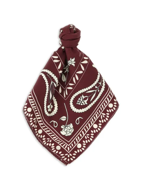 Alberto Biani patterned silk scarf