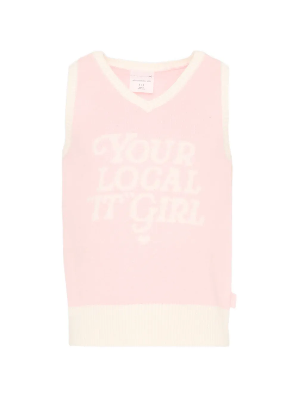 ABERCROMBIE FITCH KIDS V-neck knit top - Rosa