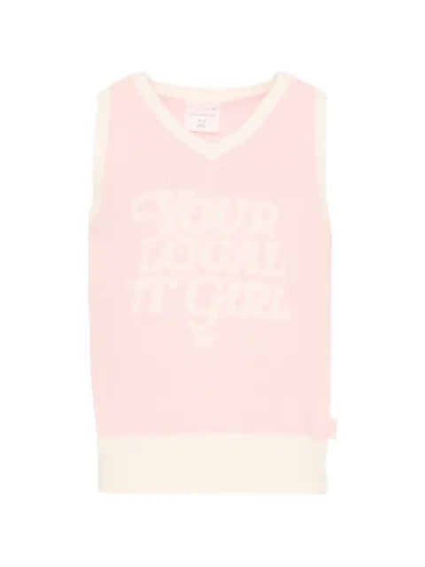 ABERCROMBIE FITCH KIDS top tejido con cuello en V