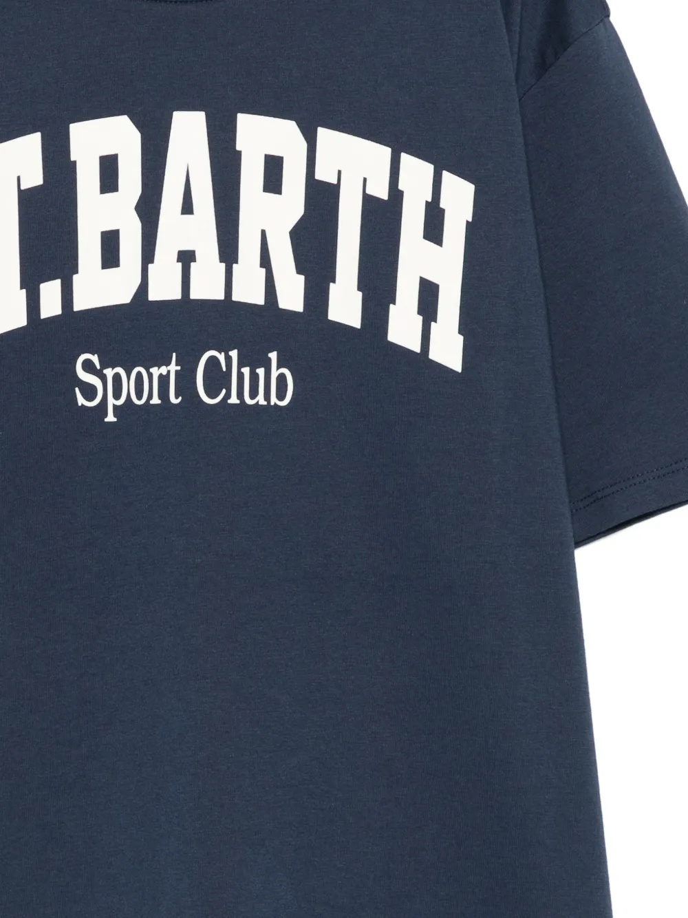 MC2 Saint Barth Kids Denver Sport Club T-shirt Blauw