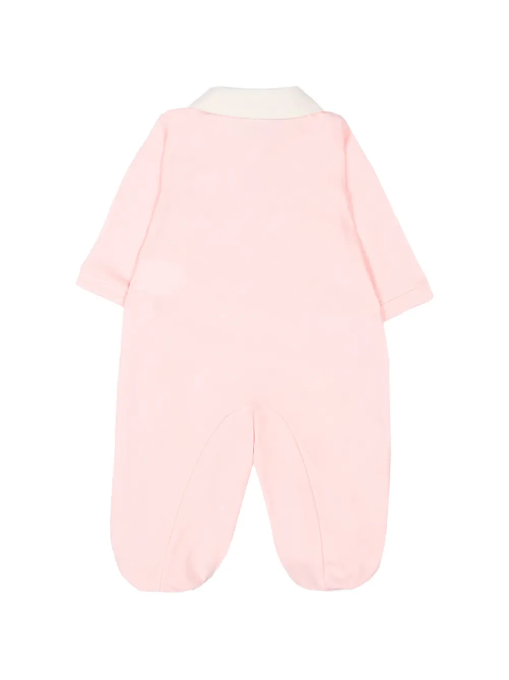 Le Boo Beebè Romper met kraag en borduurwerk Roze