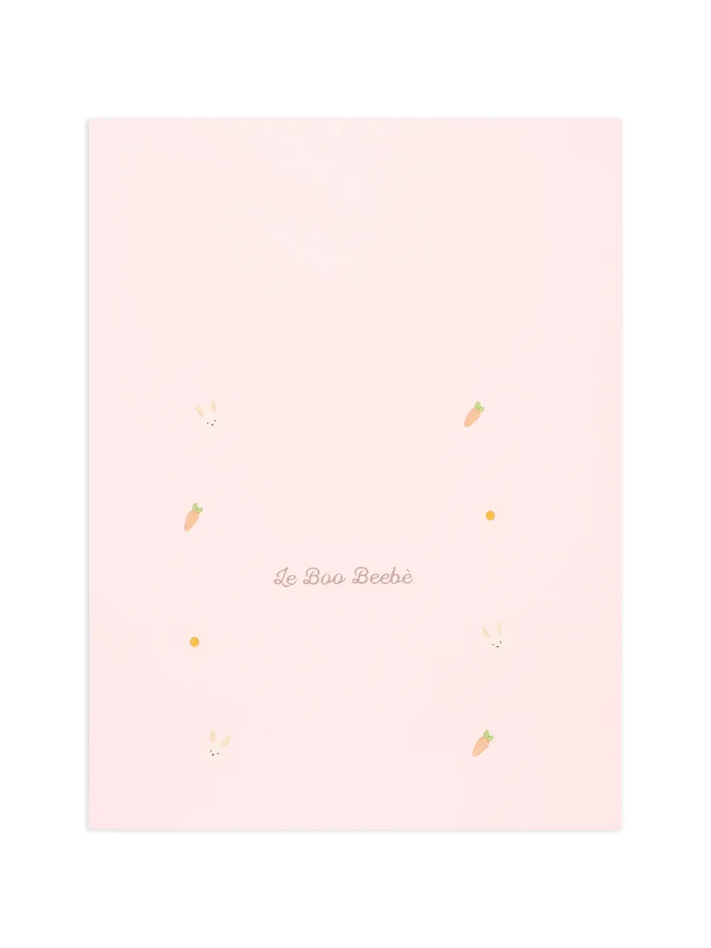 Le Boo Beebè Deken met konijnenprint Roze