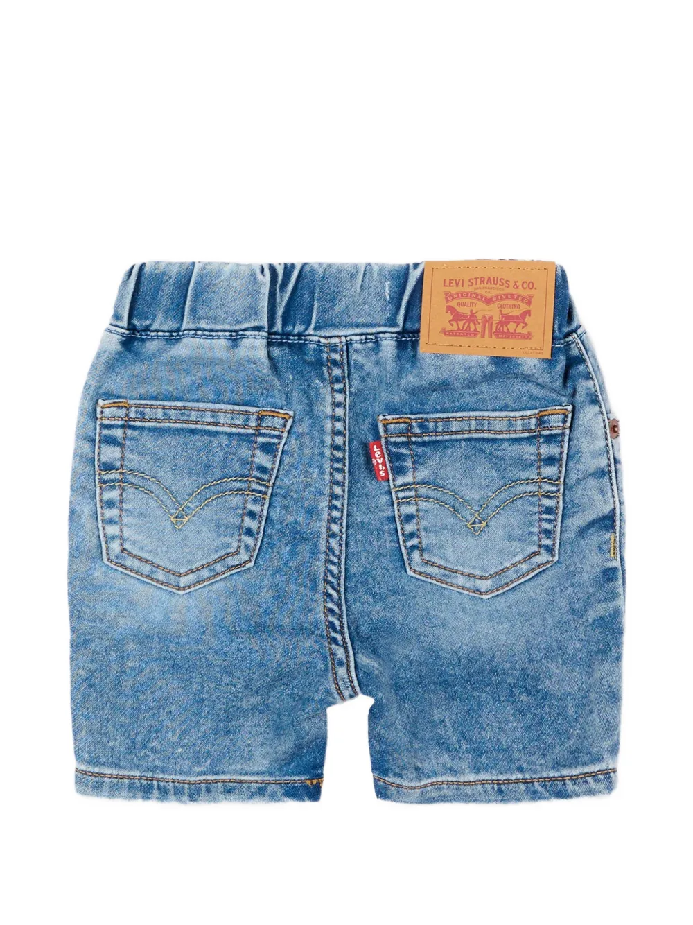 Levi's Kids Elastische spijkershorts Blauw