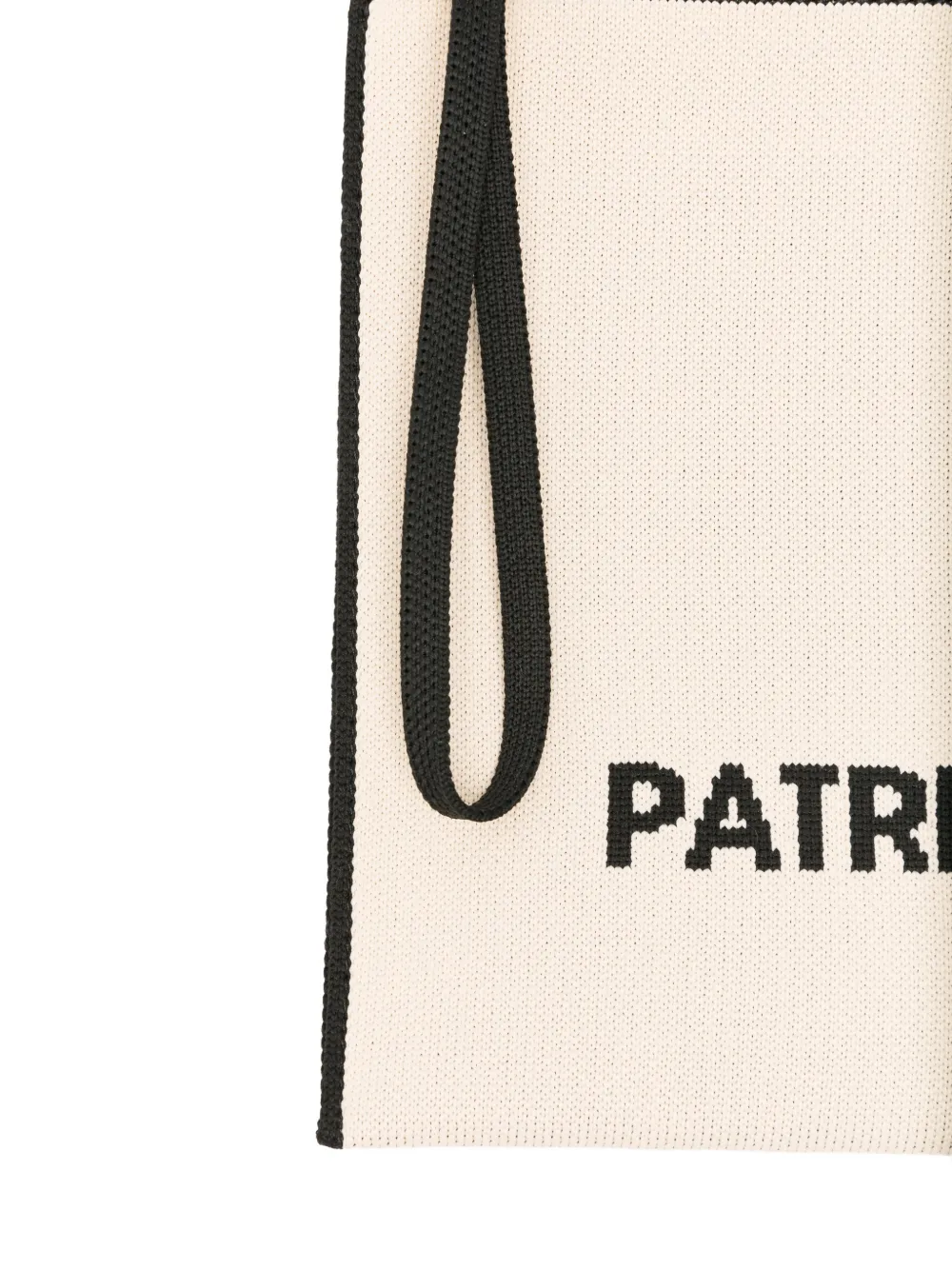 Patrizia Pepe Clutch met logodetail Beige
