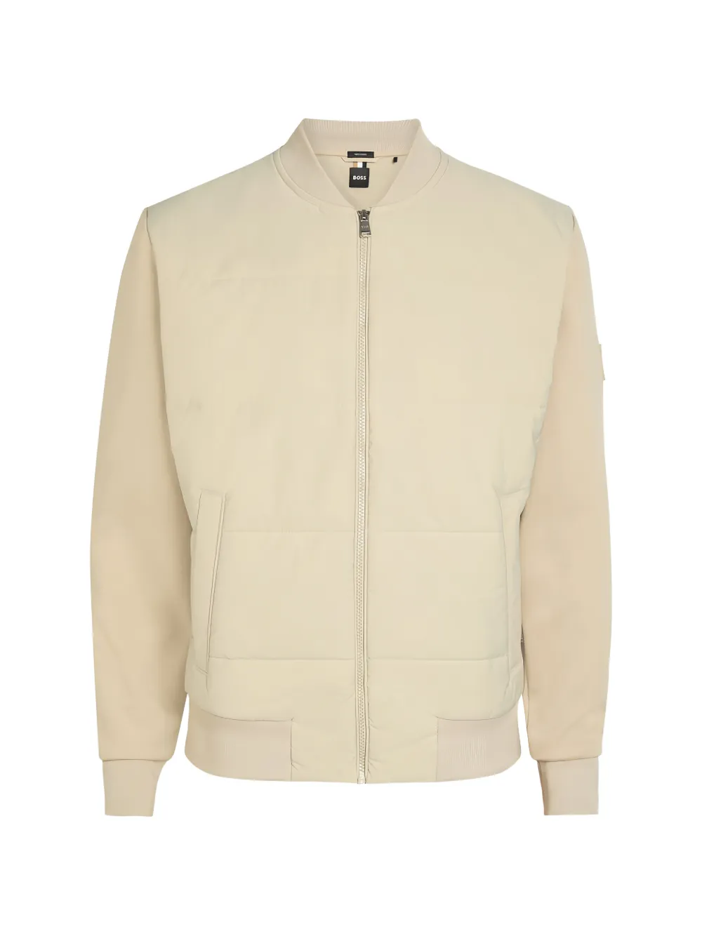 BOSS zip-up bomber jacket - Toni neutri