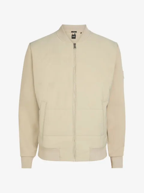 BOSS zip-up bomber jacket