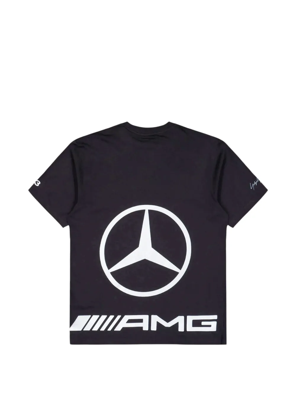 Y-3 x Mercedes AMG Petronas Formula 1 Team T-shirt met logo Zwart