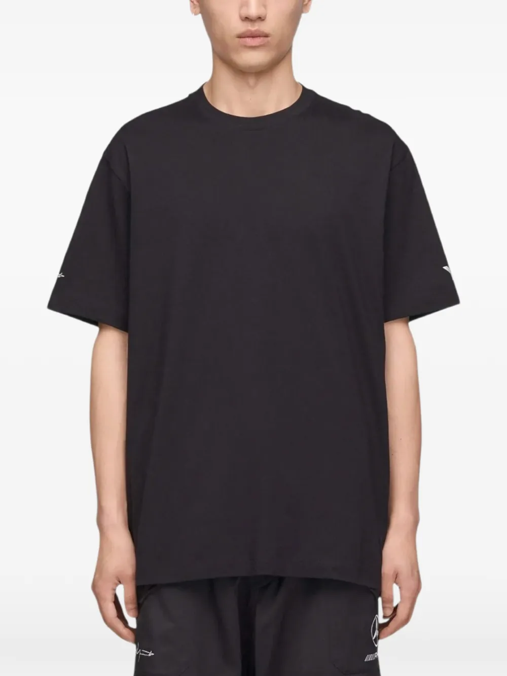Y-3 x Mercedes AMG Petronas Formula 1 Team T-shirt met logo Zwart