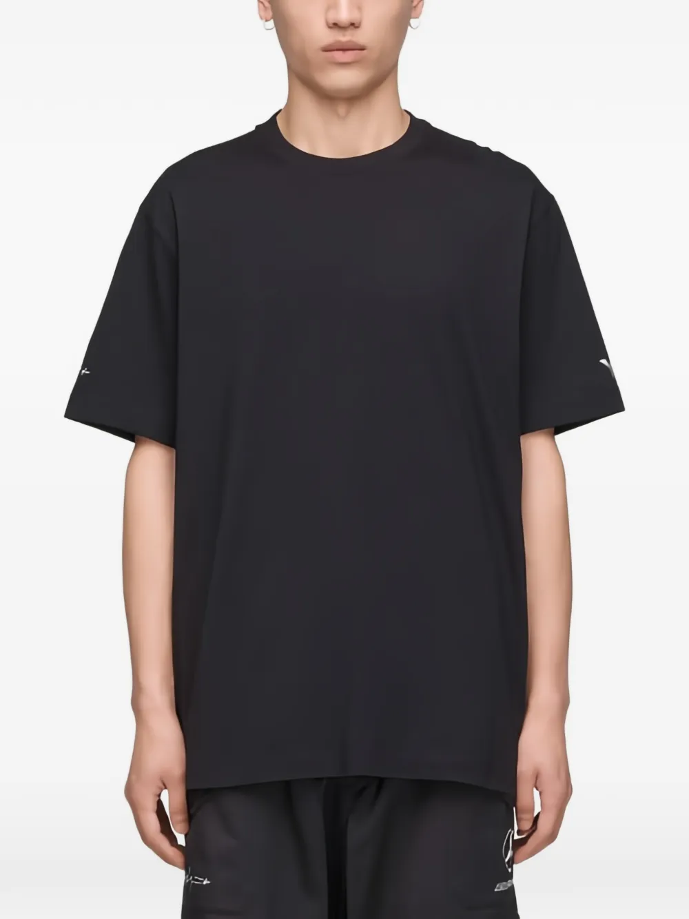 Y-3 x Mercedes AMG Petronas Formula 1 Team T-shirt met logo Zwart