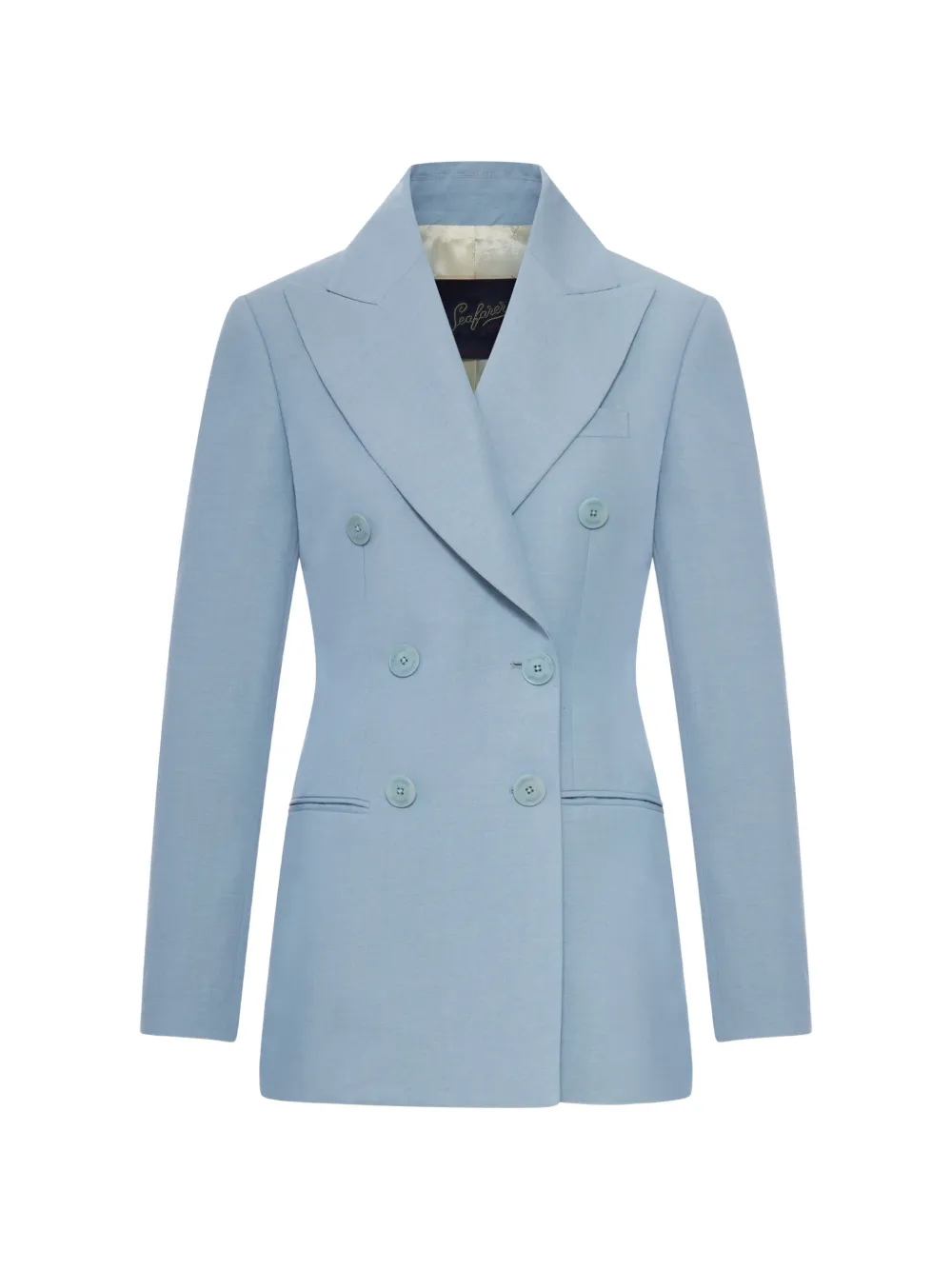 Seafarer double-breasted jacket - Blu