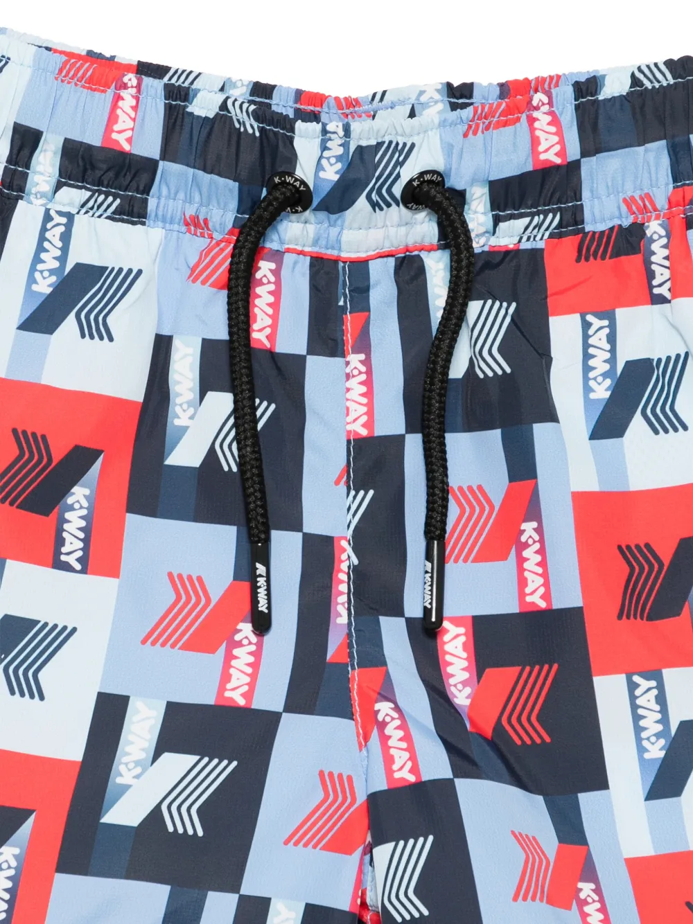 K Way Kids Zwembroek met print Blauw