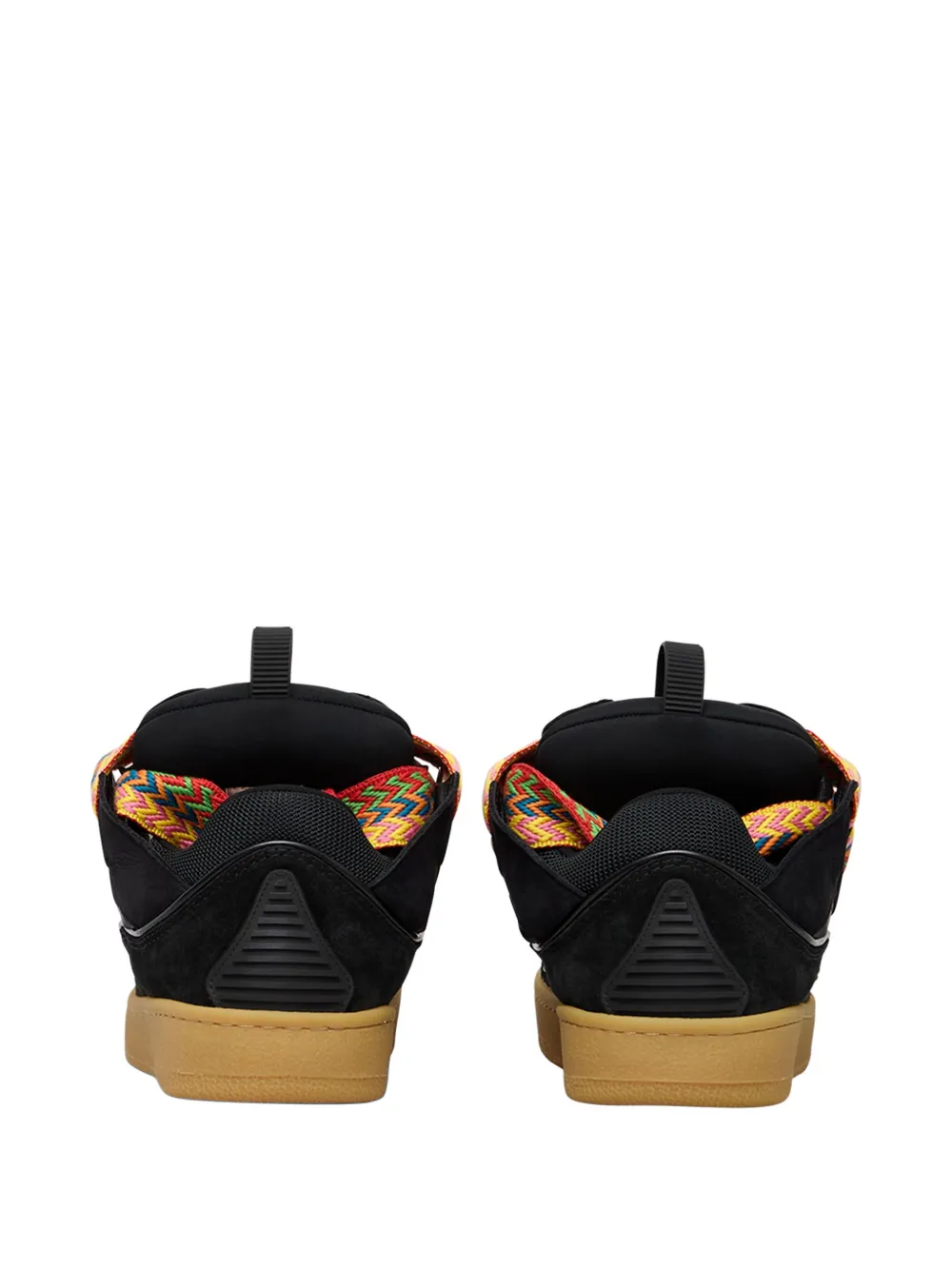 Lanvin Curb lace-up sneakers Zwart