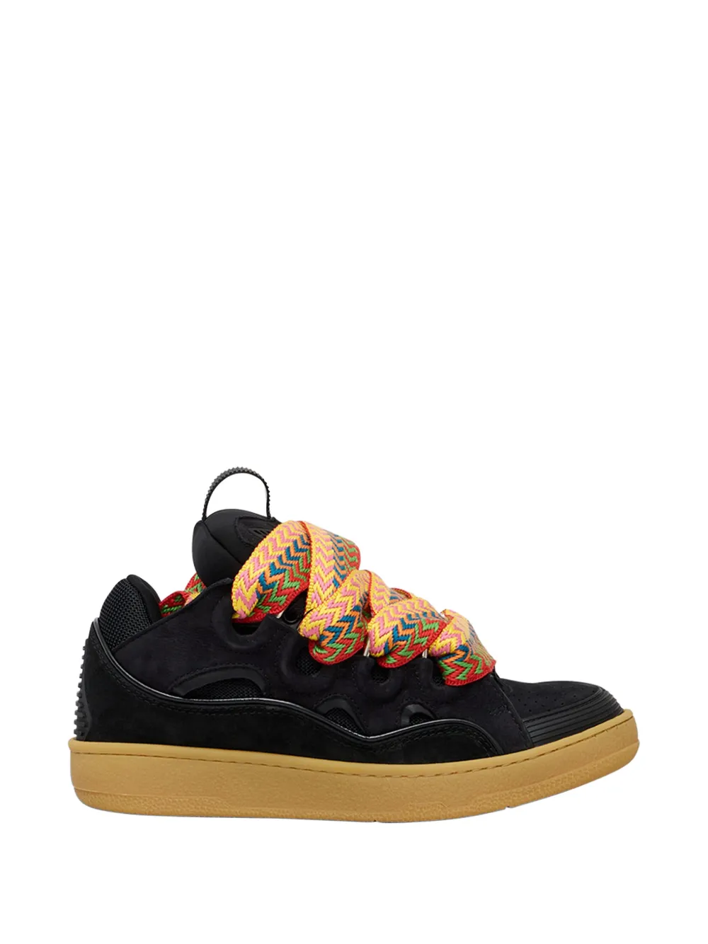 Lanvin Curb lace-up sneakers Zwart
