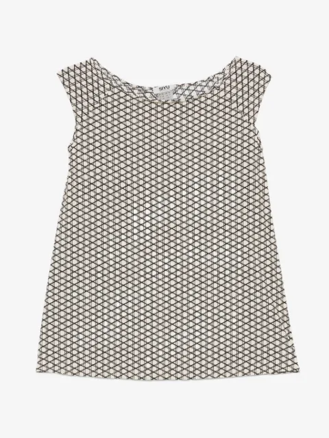 Siyu geometric-pattern blouse