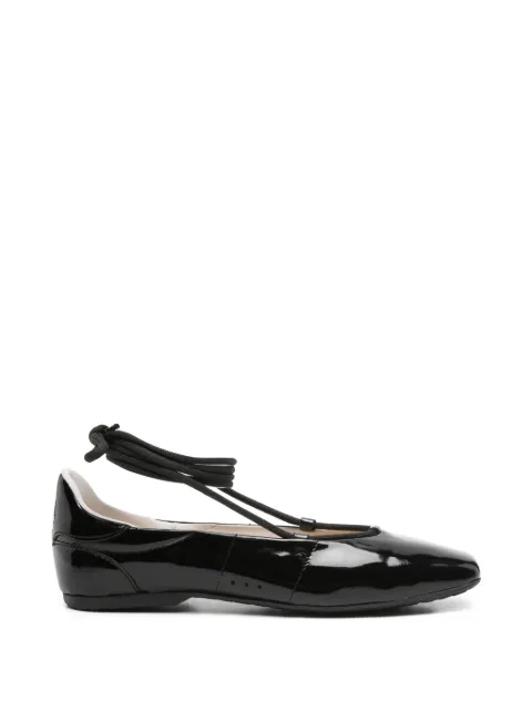Patrizia Pepe ankle-tie ballet flats