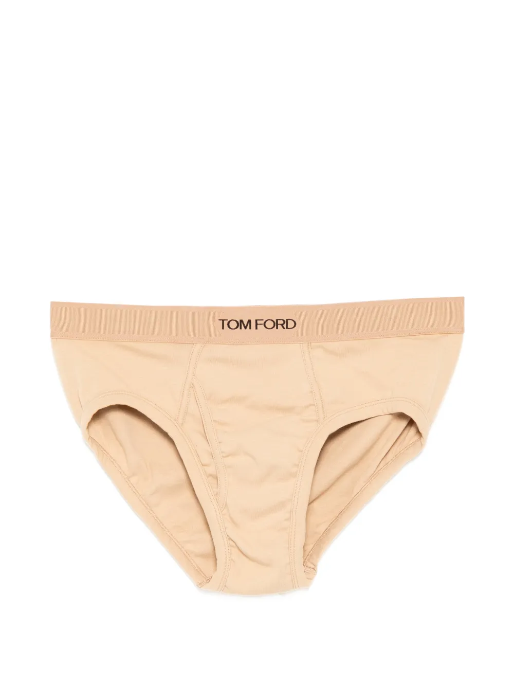 TOM FORD logo-waistband jersey briefs - Toni neutri
