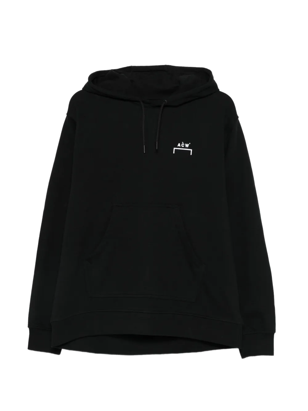 A-COLD-WALL* logo-print hoodie - Nero