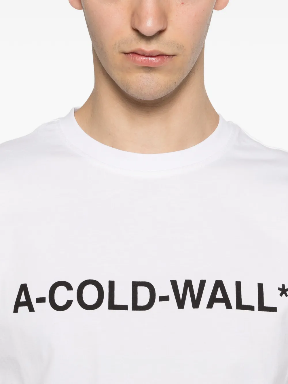 A-COLD-WALL* T-shirt met logoprint Wit
