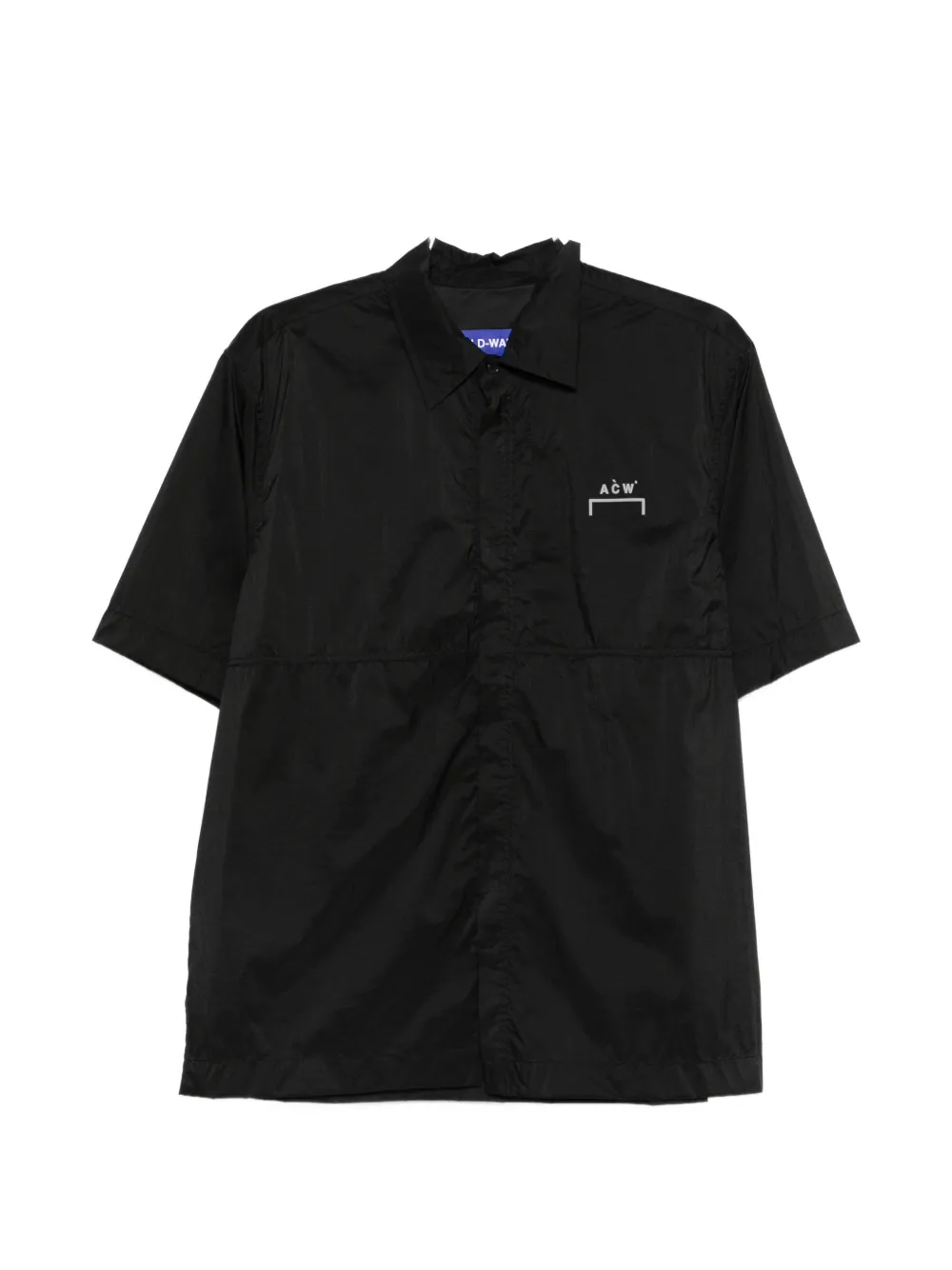 A-COLD-WALL* logo-print short-sleeved shirt - Nero