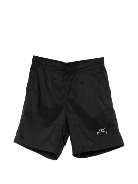 A-COLD-WALL* logo-print panelled shorts