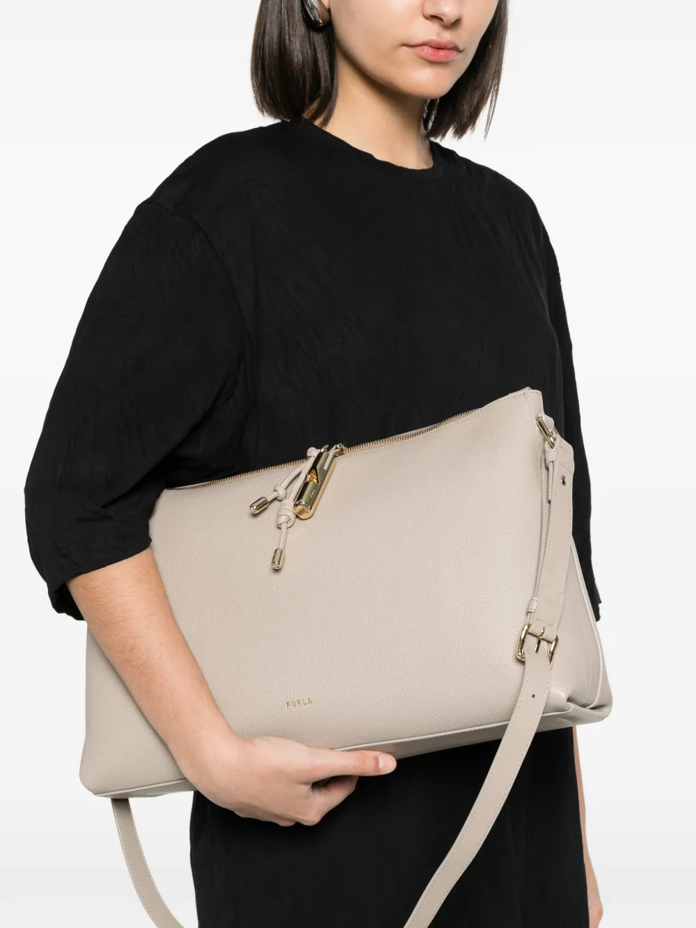 Furla Debby medium schoudertas Beige