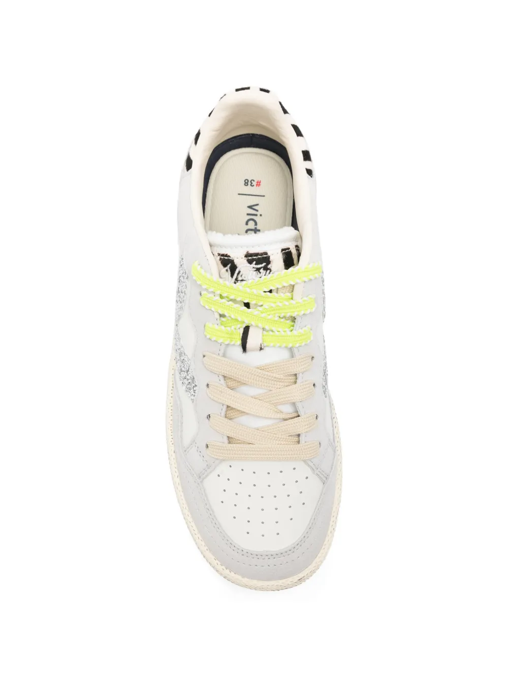 Victoria Smash glitter sneakers Wit