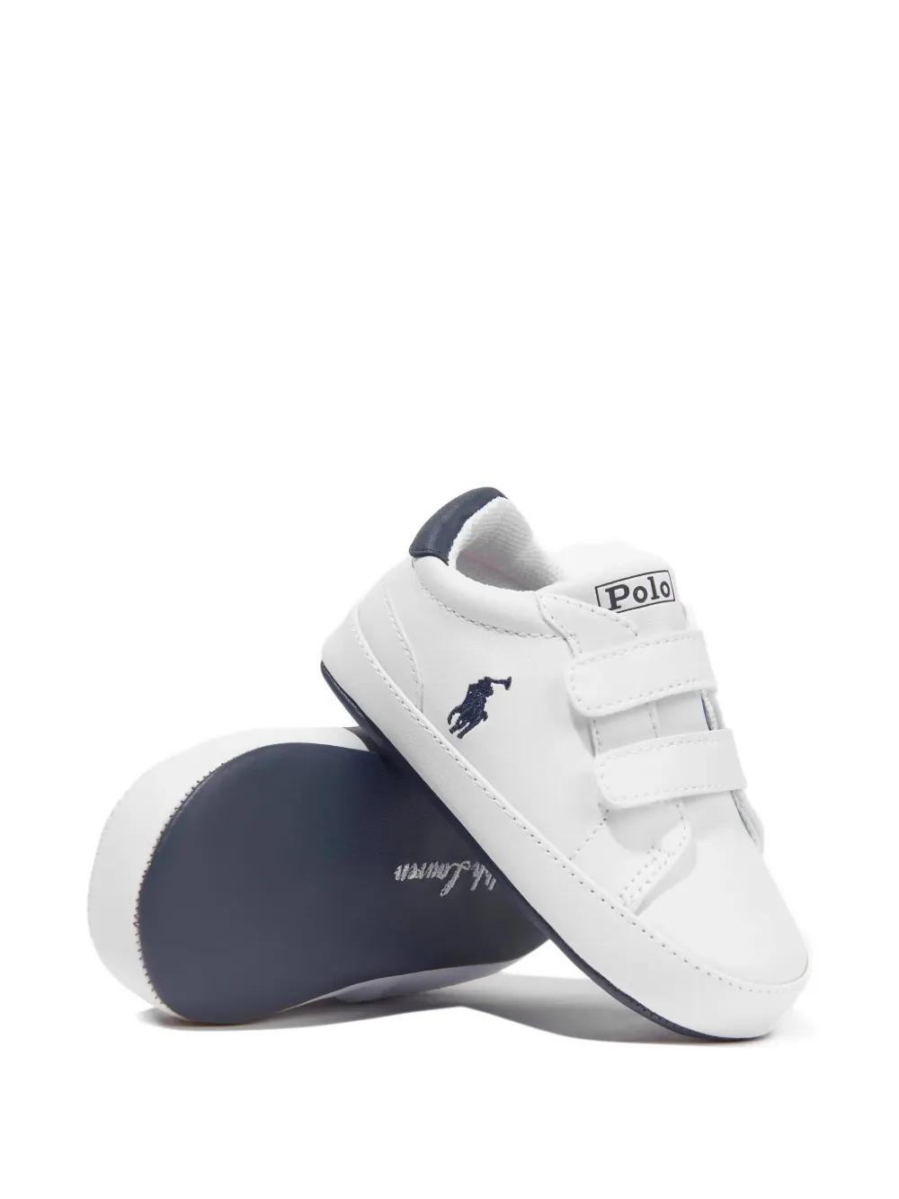 POLO RALPH LAUREN KIDS EZ Heritage Court sneakers Wit