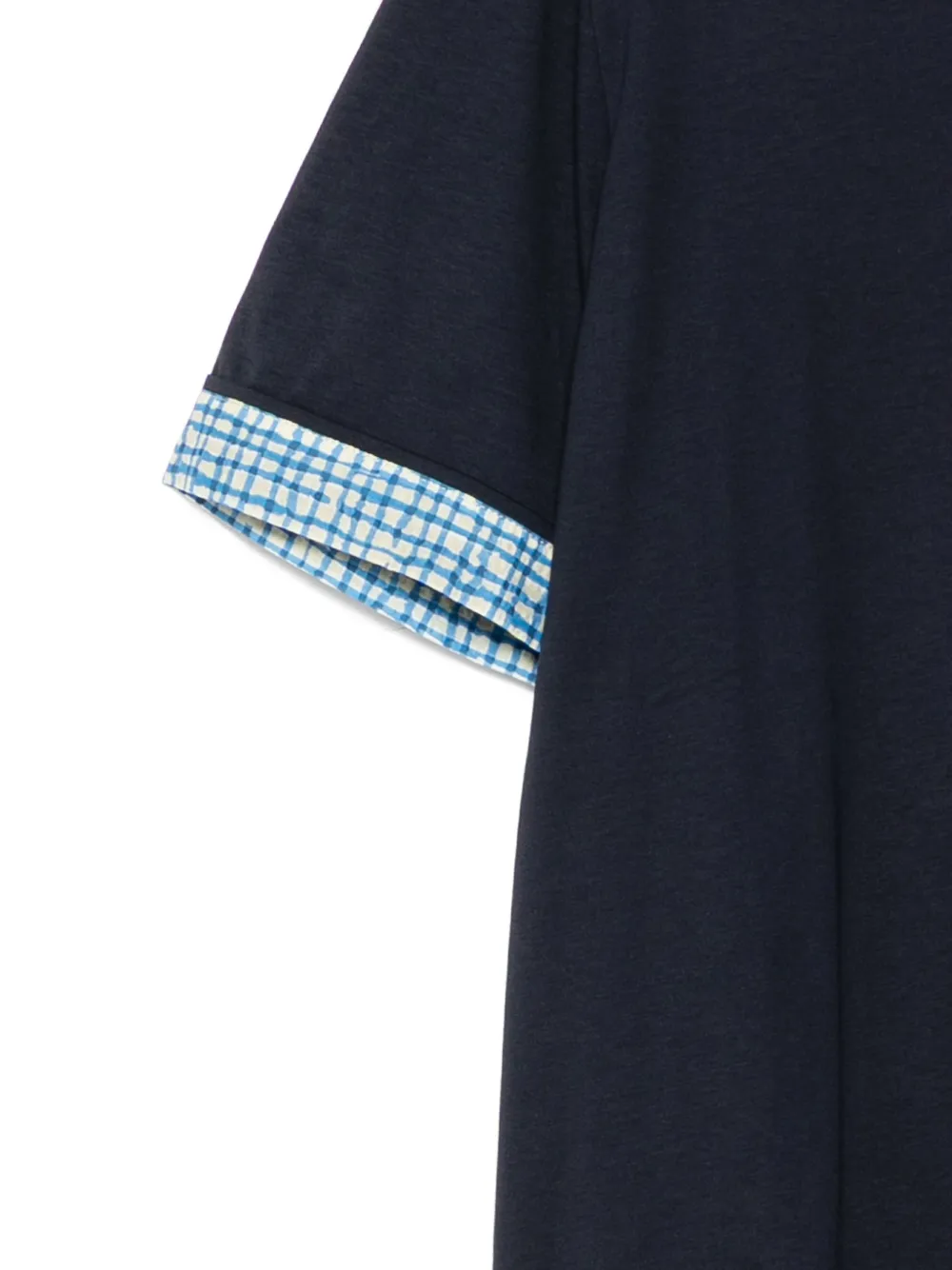 Paul Smith Geruit T-shirt Blauw