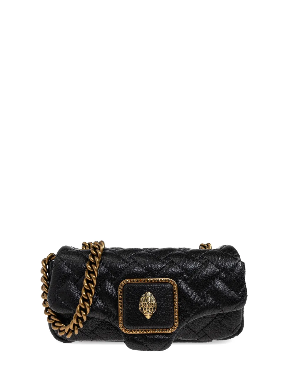 Kurt Geiger Nano Pimlico Quilted Shoulder Bag In Black