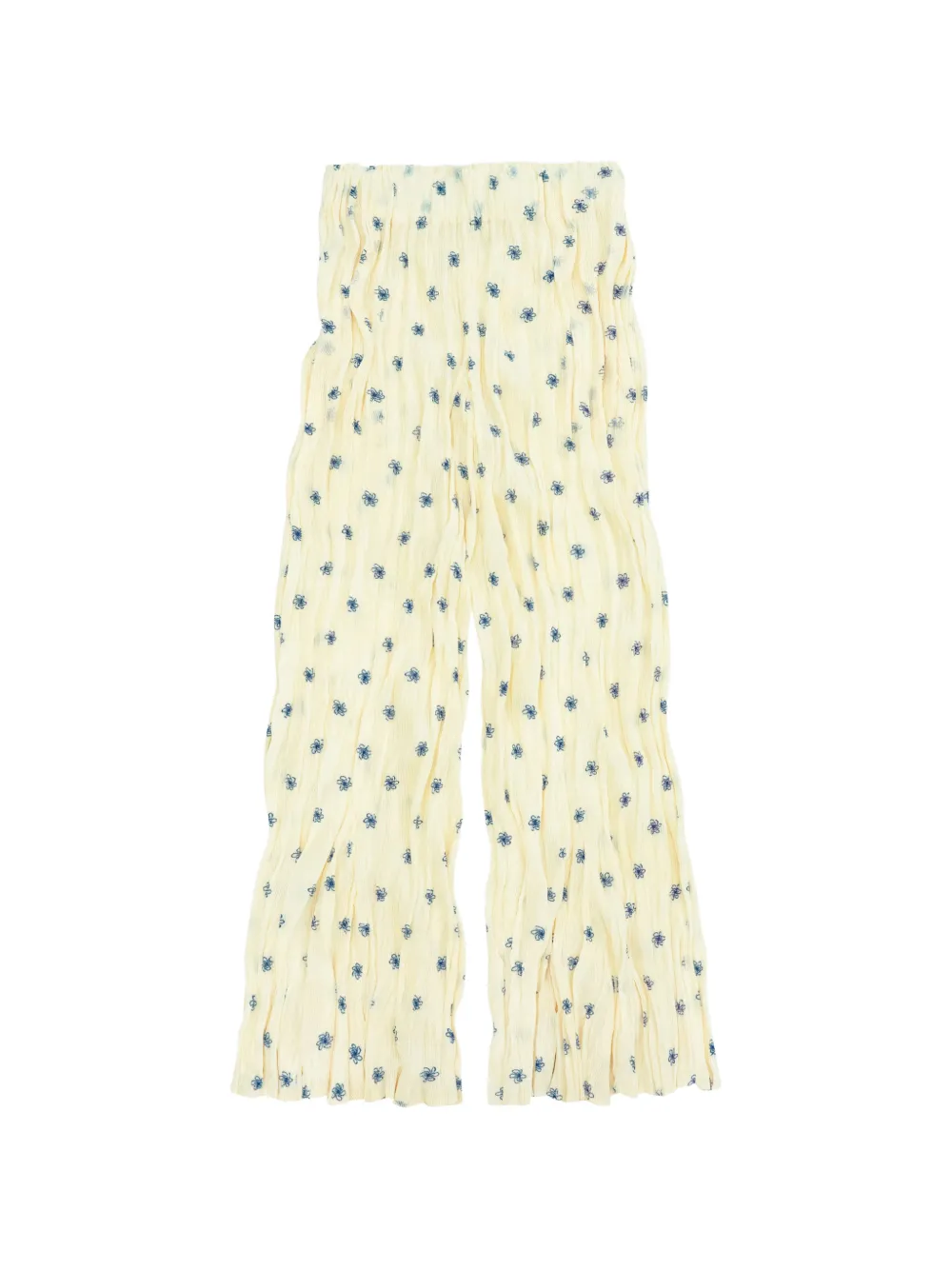 Gongdid Design floral palazzo pants - Toni neutri