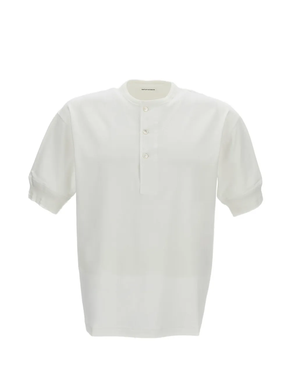 Kaptain Sunshine buttoned T-shirt - Bianco
