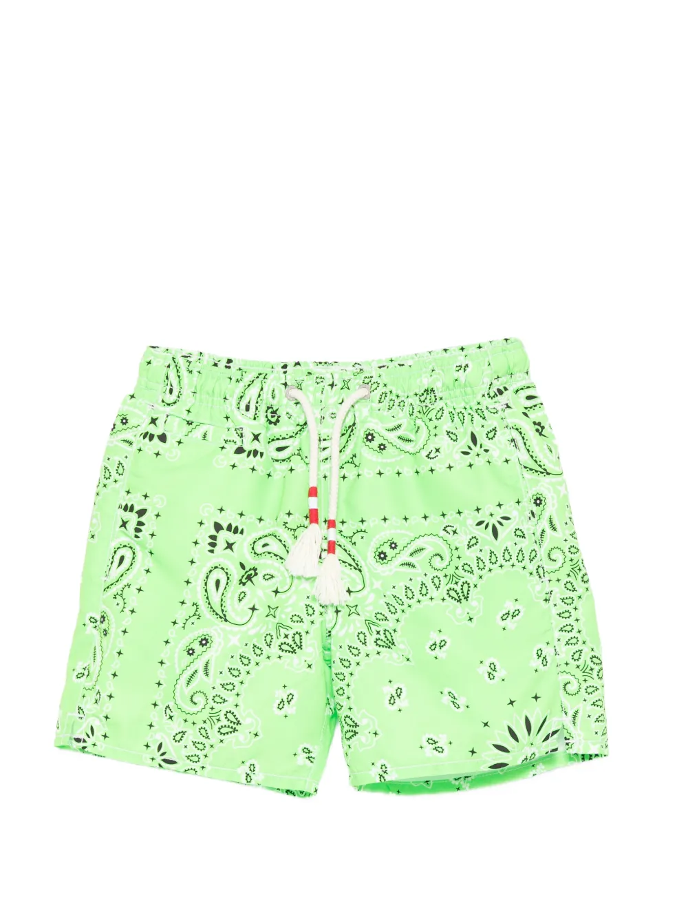 MC2 Saint Barth Kids bandana-print swim shorts - Verde