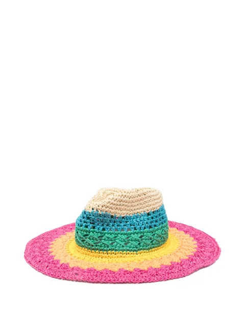 Kurt Geiger London sombrero fedora Rainbow