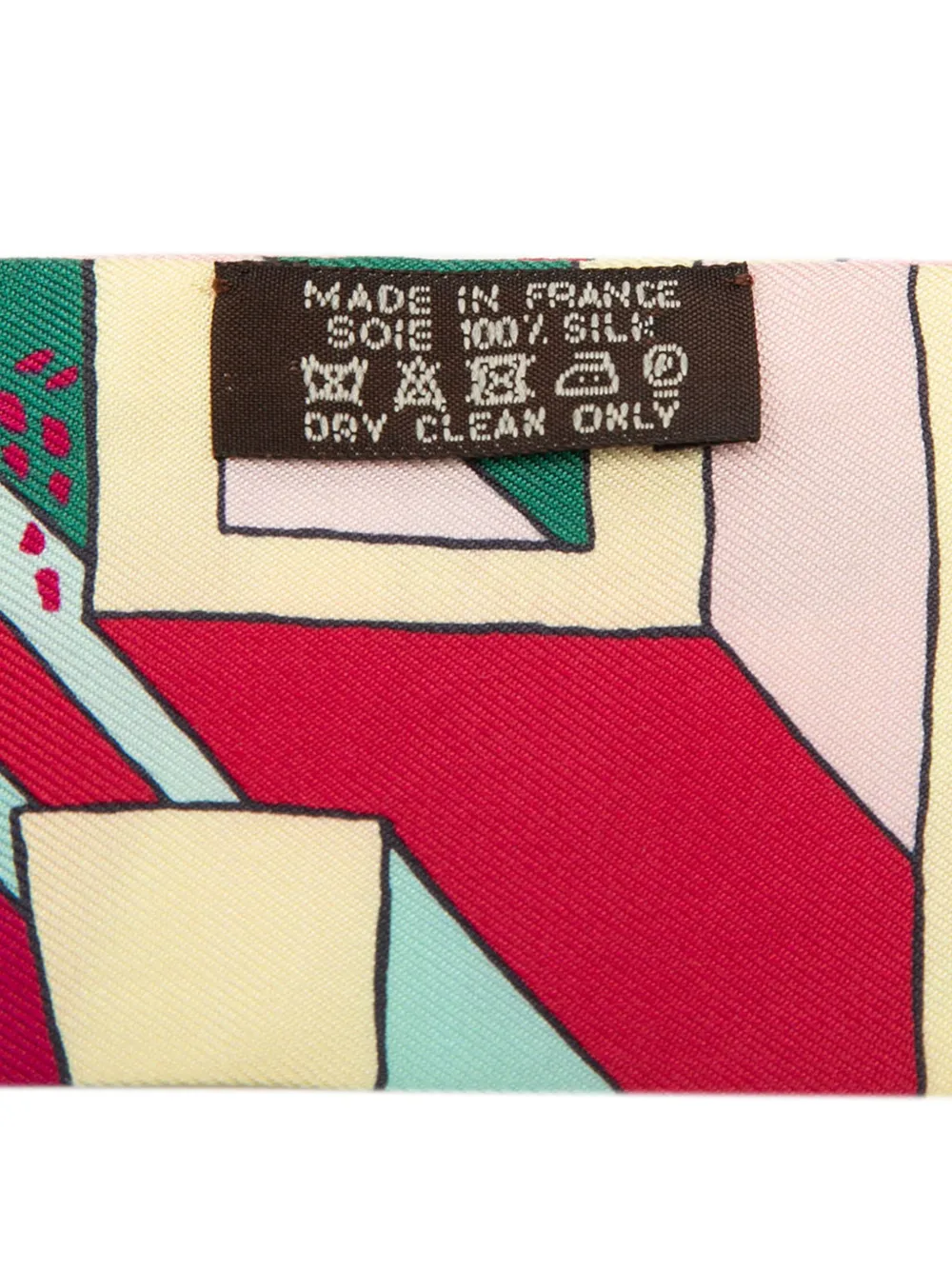 Hermès Pre-Owned 1990-2026 On A Summer Day シルク ツイリー