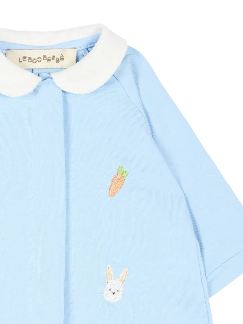  Le Boo Beebè Embroidered Babywear - Blue 