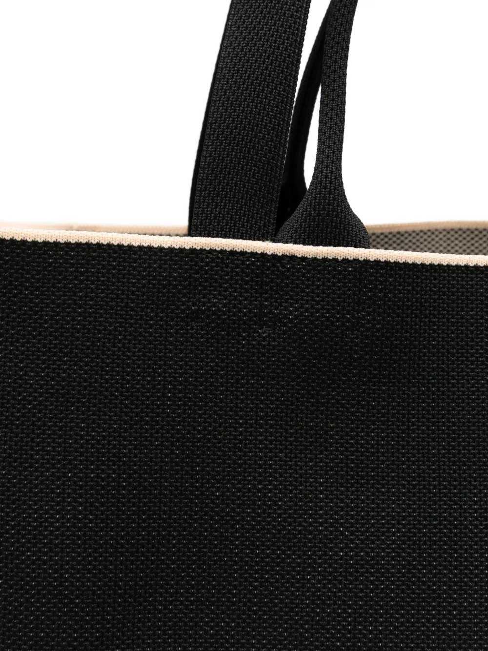 Patrizia Pepe Shopper met gingham ruit Zwart