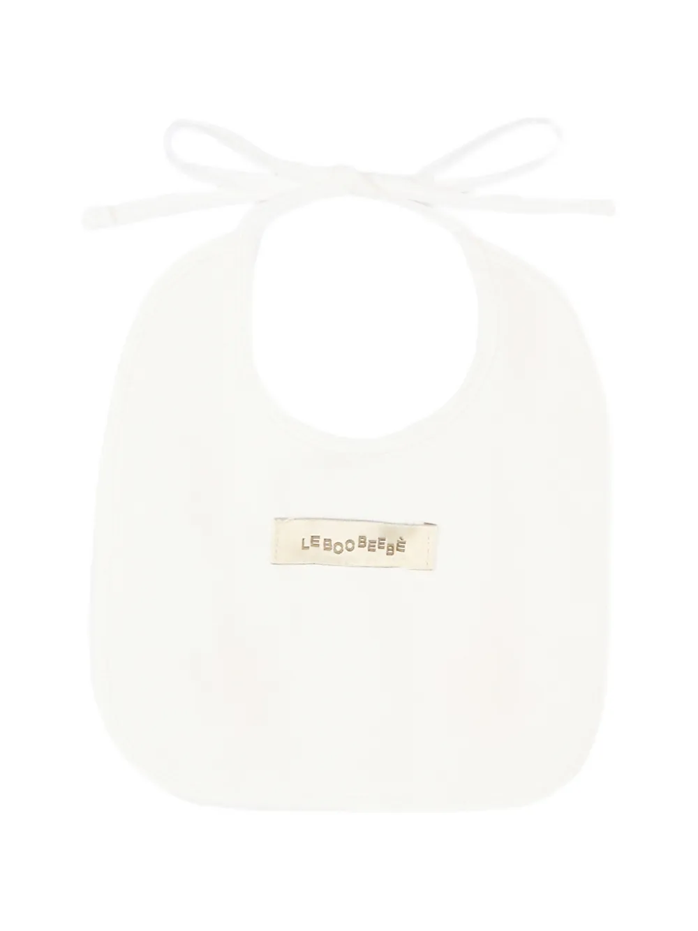  Le Boo Beebè Embroidered Bib - Neutrals 