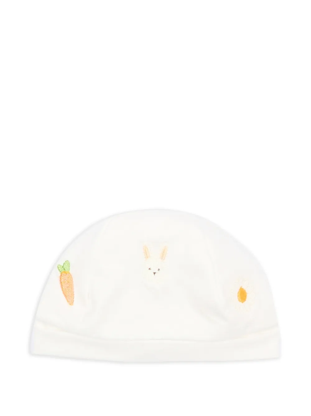 Le Boo Beebè embroidered baby hat - Toni neutri