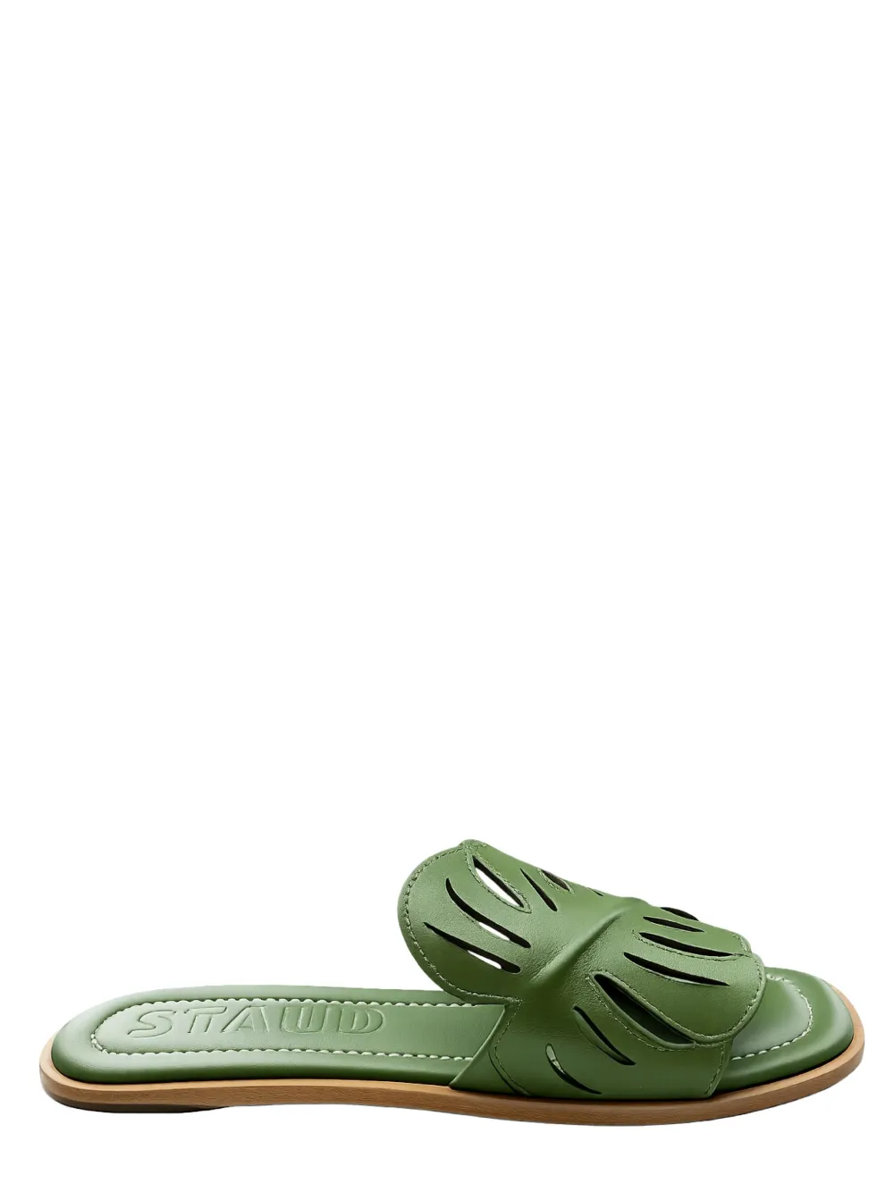 STAUD Sandalen met uitgesneden palmboom Groen