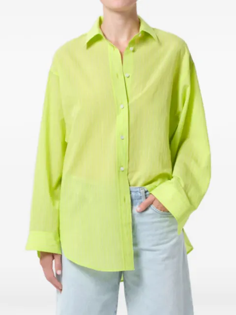 AGOLDE Sona striped shirt