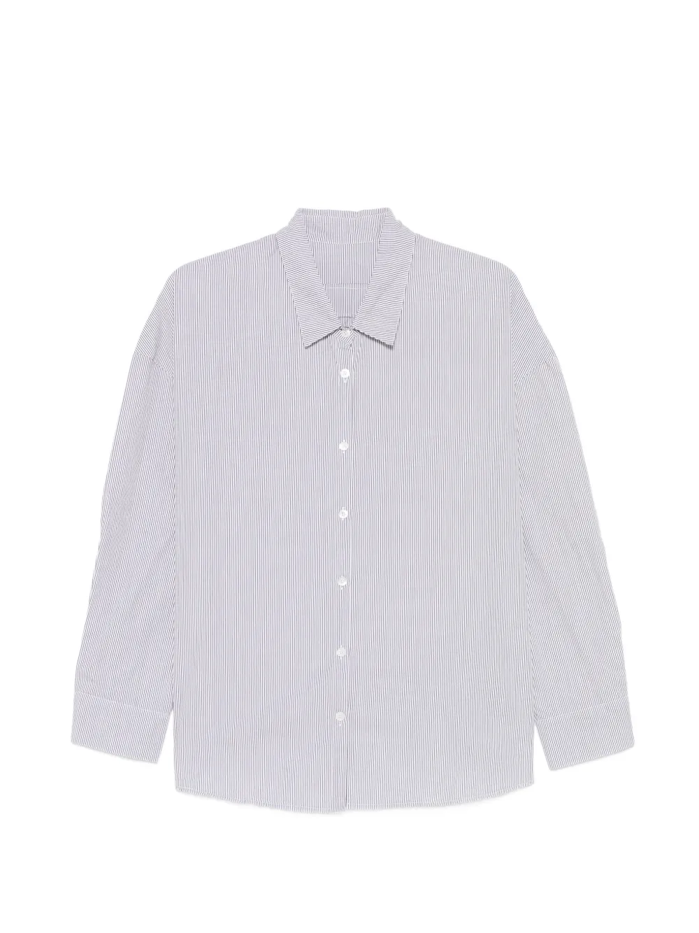 Private 0204 striped shirt - Bianco