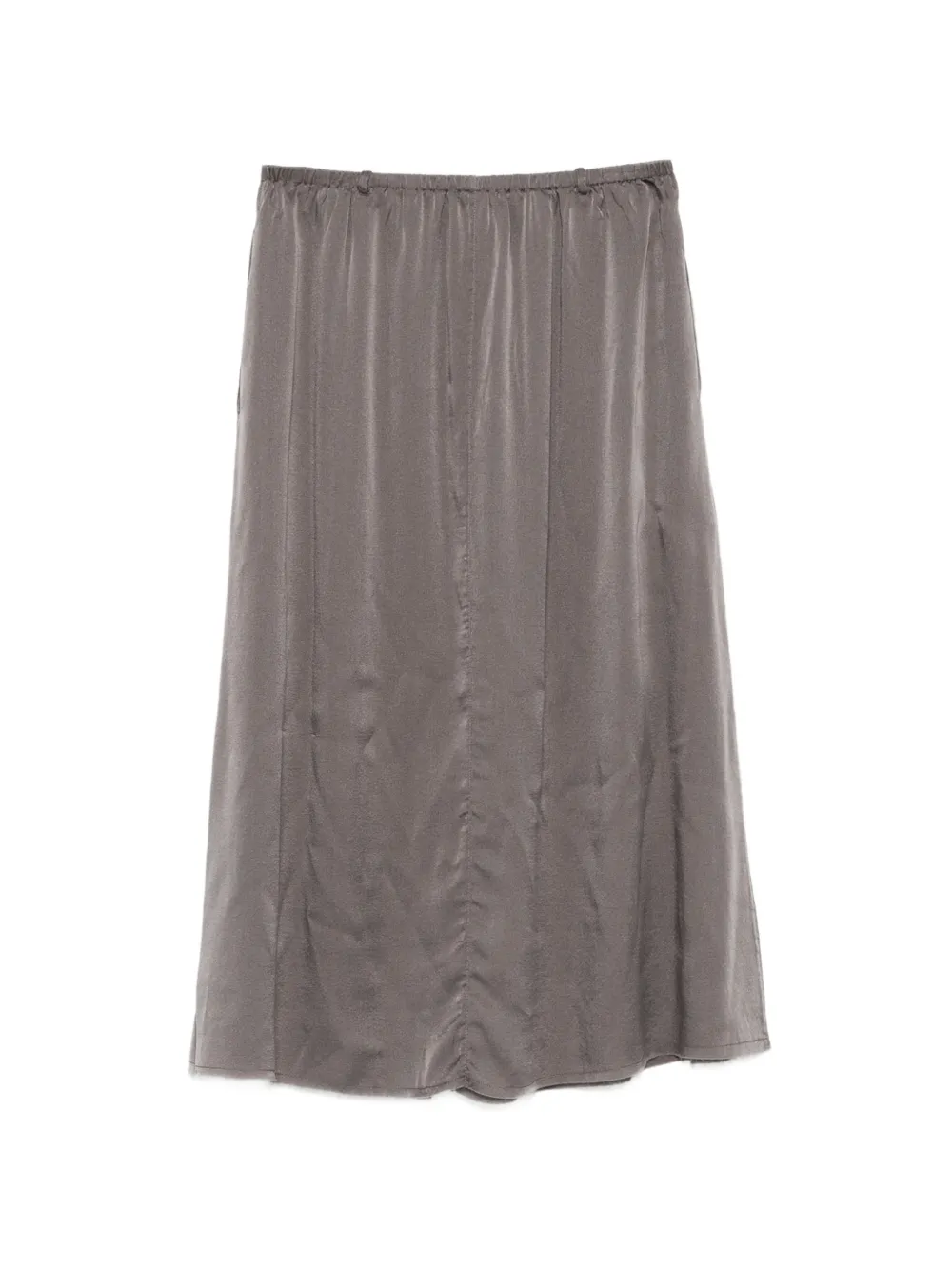 Private 0204 elasticated midi skirt - Grigio