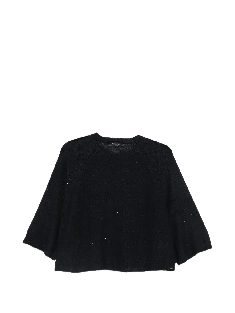 Fabiana Filippi sequin-embellished sweater - Blue