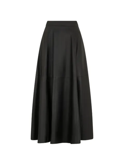 Raquel Diniz — panelled leather maxi skirt