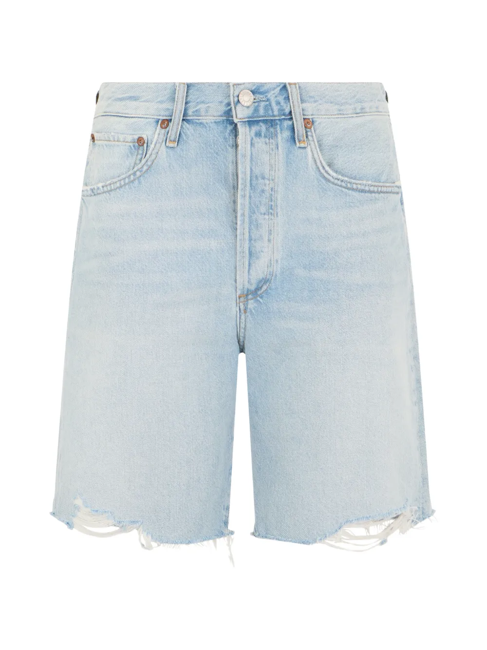 AGOLDE distressed shorts - Blau