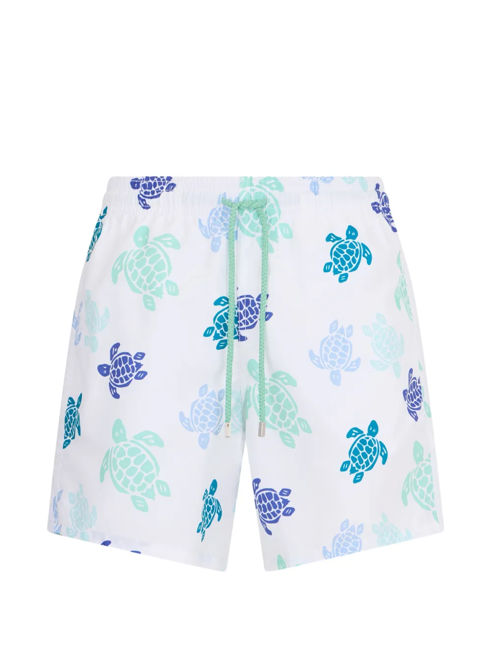 Vilebrequin turtle-print swim shorts - Bianco