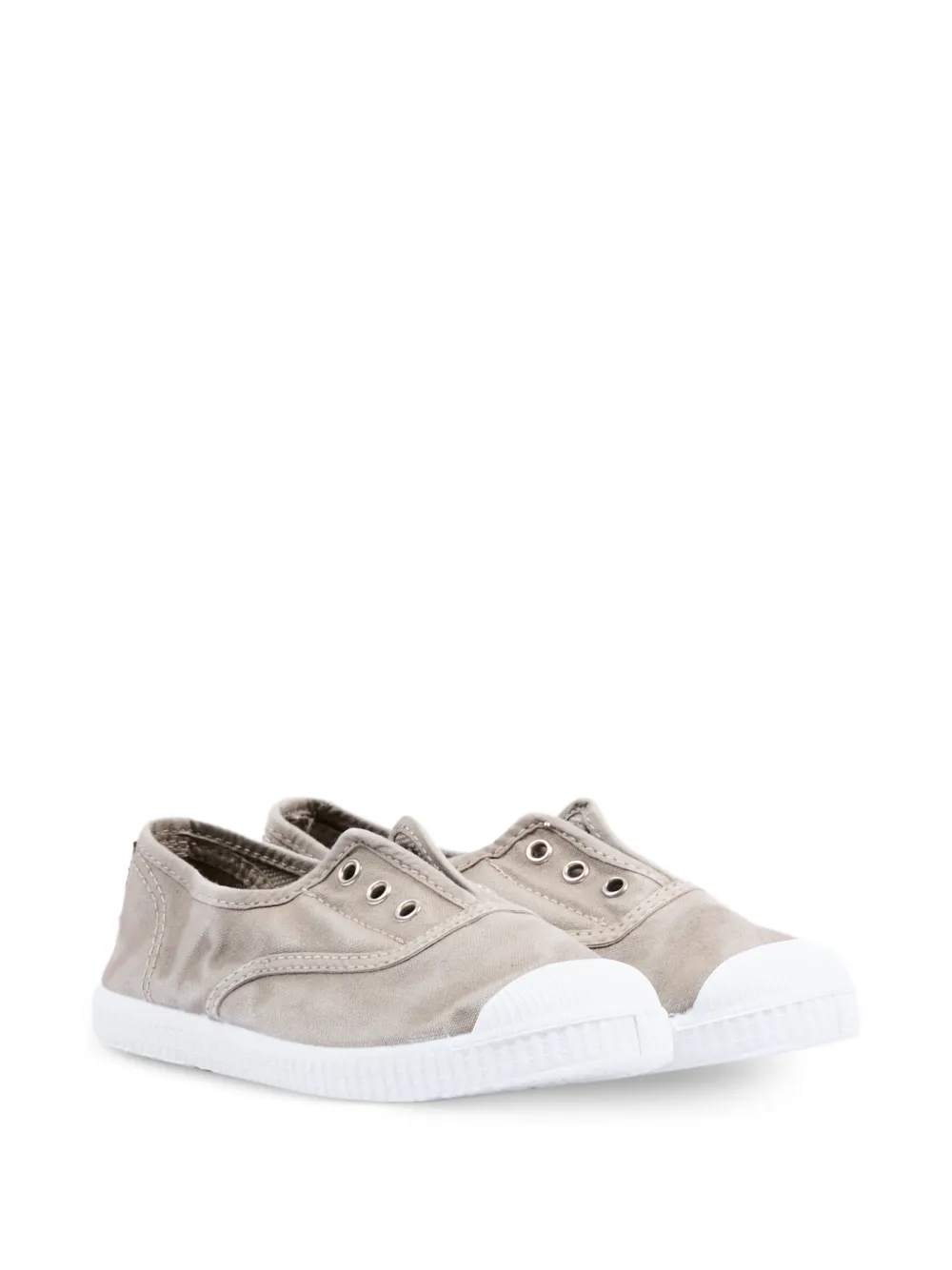 Pisamonas Low Top Canvas Sneakers In Brown
